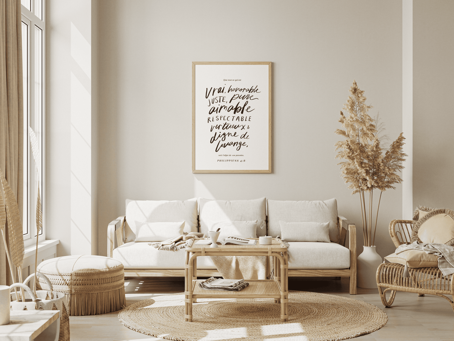 Inspiration pour tes pensées ~ Affiche numérique