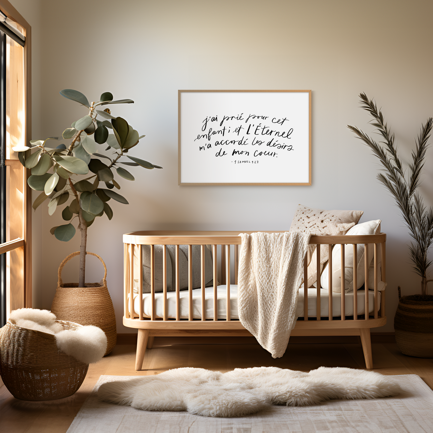 J'ai prié pour cet enfant ~ Affiche numérique