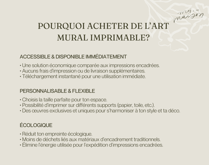 Compte tes bienfaits ~ Affiche numérique