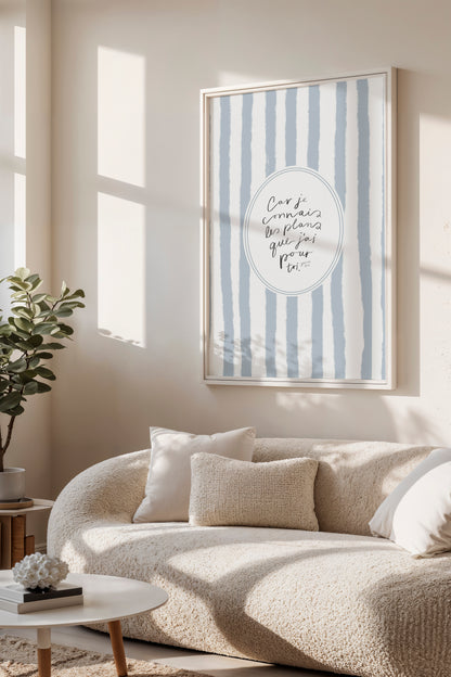 Affiche « Car je connais les plans que j’ai pour toi » – Jérémie 29:11