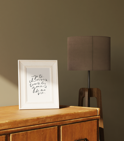 Je te choisis tous les jours de ma vie