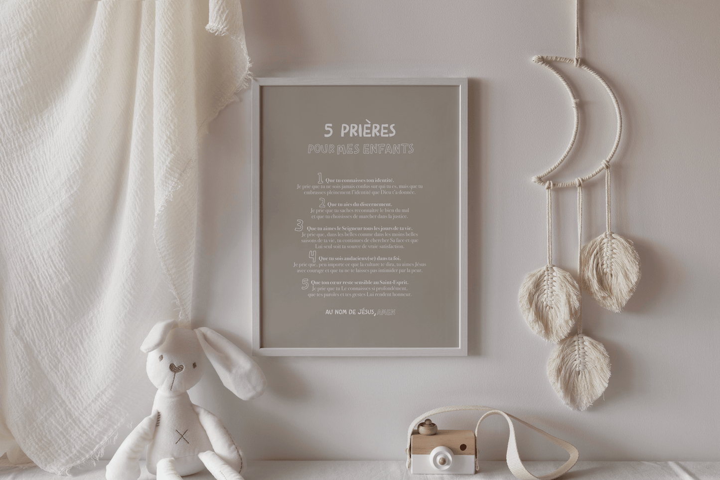 5 prières pour mes enfants