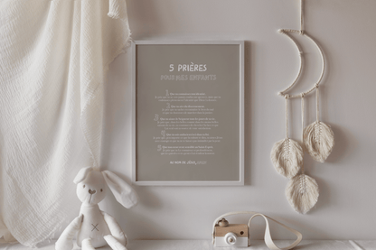 5 prières pour mes enfants