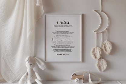 5 prières pour mes enfants