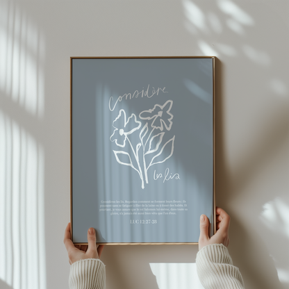 Considère les lis ~ Luc 12:27-28