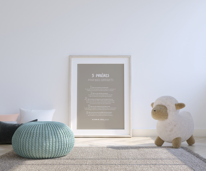5 prières pour mes enfants