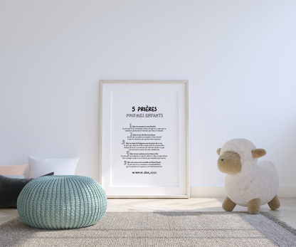 5 prières pour mes enfants