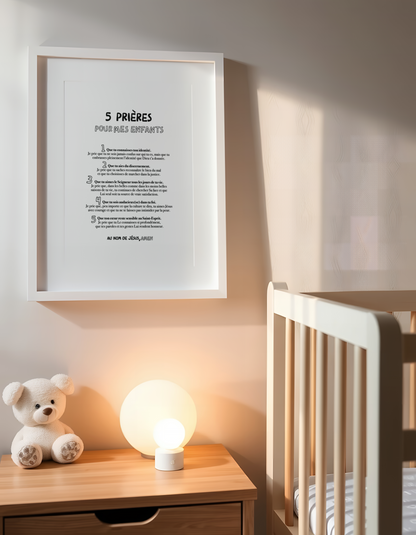 5 prières pour mes enfants