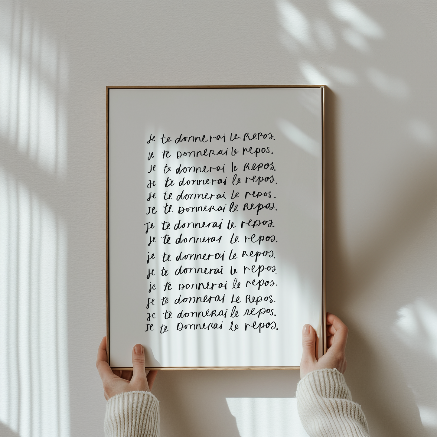 Je te donnerai le repos