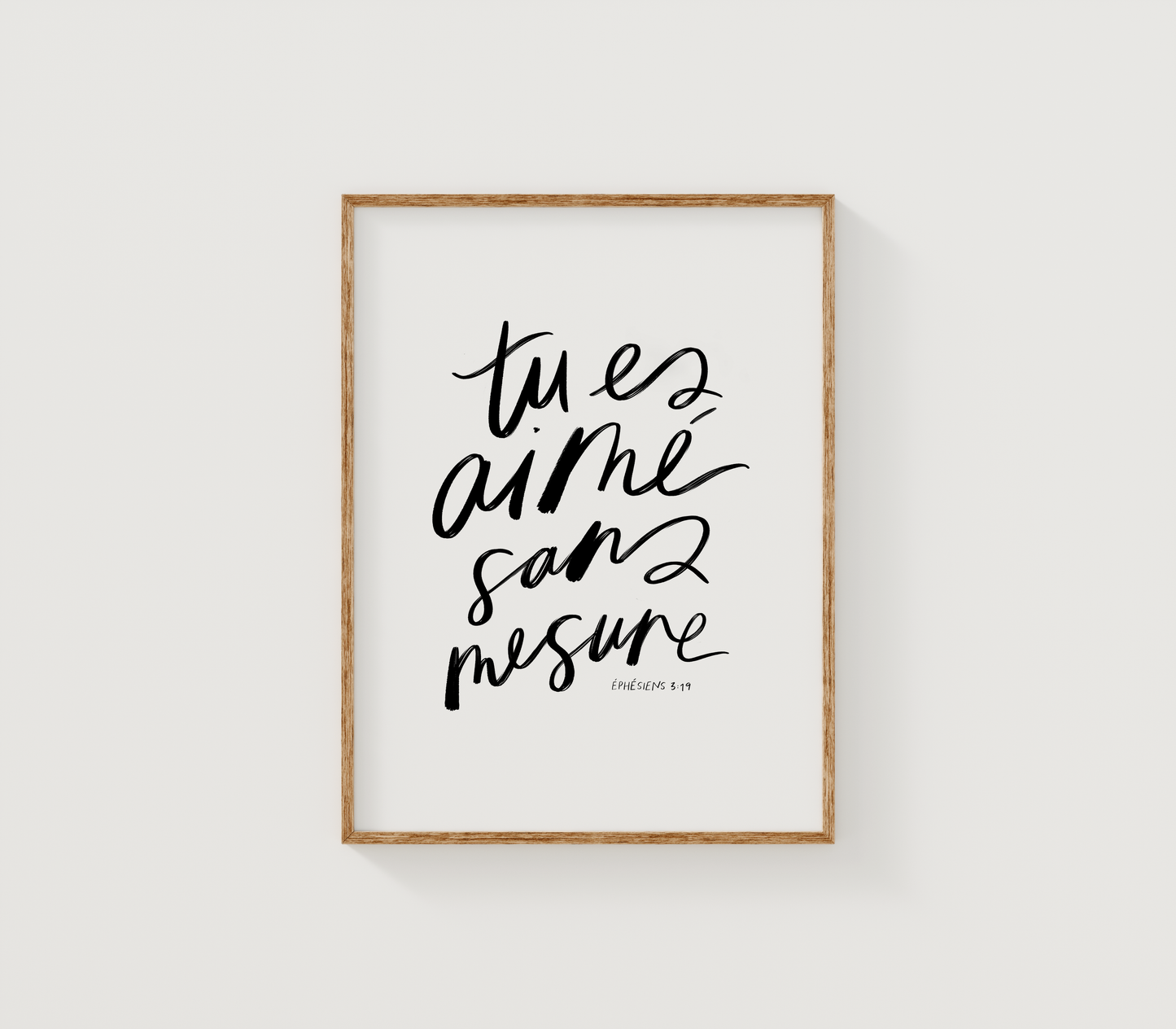 Tu es aimé sans mesure